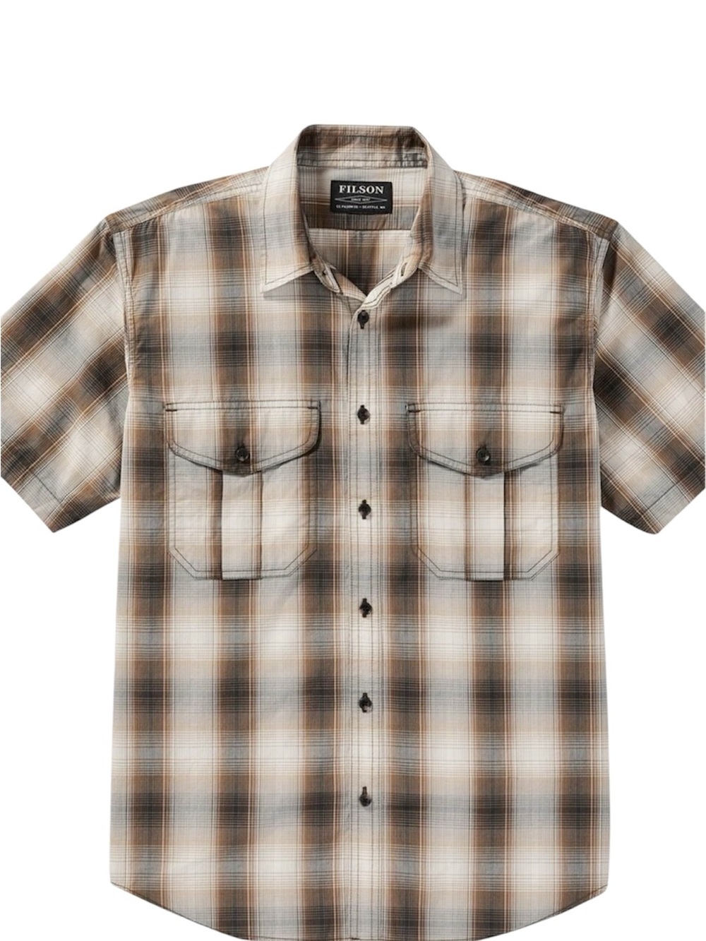 Filson Feather Cloth Button down short sleeve